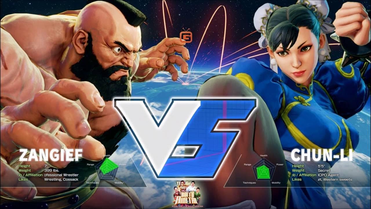 SF5 Sony Show 2016 Hanoi Semi Final 1, Zangief (Vu Nam) vs ChunLi