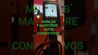 Minelab Manticore programa altos conductivos