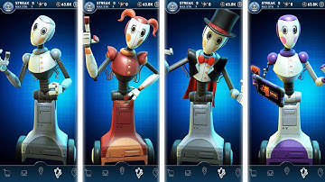 FNAF AR Security Breach Staff Bots Animatronics Workshop & Jumpscare Animations