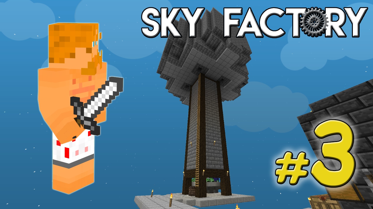 s03e003 Один удар и дофига дырок | FTB SkyFactory 3 || Minecraft 1.10.2 ...