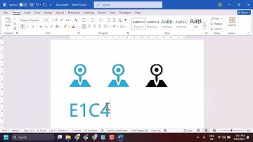 How to Insert LOCATION Symbol in Word    SOLVED