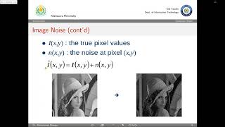 Computer Vision: Lecture 02 (Image Processing (Part I))