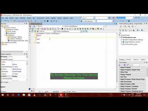 Procedures without parameters