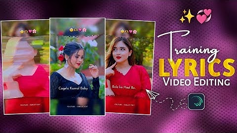 New Trending Lyrics Video Editing | Lyrics Video Editing Tutorial | Alight Motion Video Editing