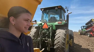 Charlotte helps us pick some stones