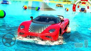 course de voiture sur l'eau | Water Car Surfer Racing: New car games 2020 | jeux de voiture screenshot 2