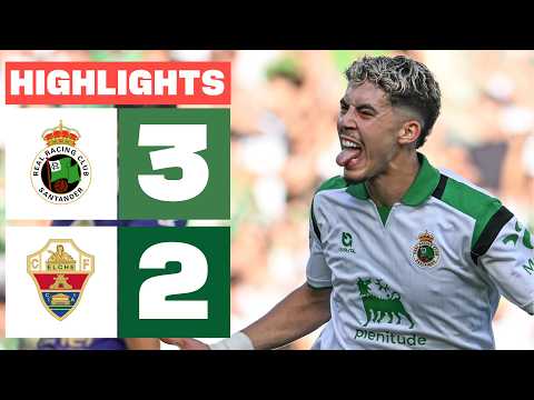 R. RACING CLUB 3 - 2 ELCHE CF | RESUMEN LALIGA EA SPORTS