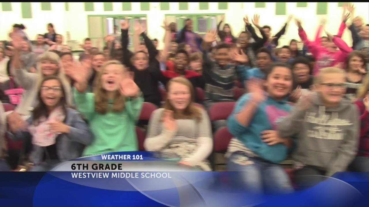 Rob Fowler visits the 6th Graders at Westview Middle School