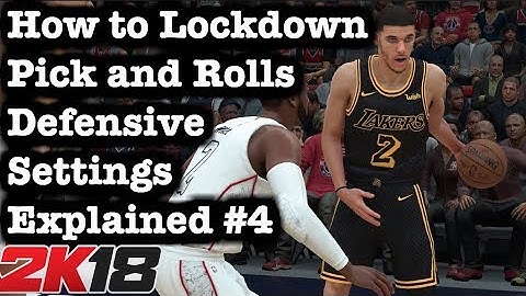 NBA 2K18 Defensive Settings Explained: How to defend Pick and Rolls Tips and Tricks 2K18 Defense #75