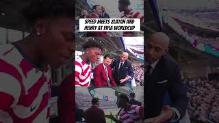Speed meets zlatan and henry #ishowspeed #ishowspeedshorts #viralvideo