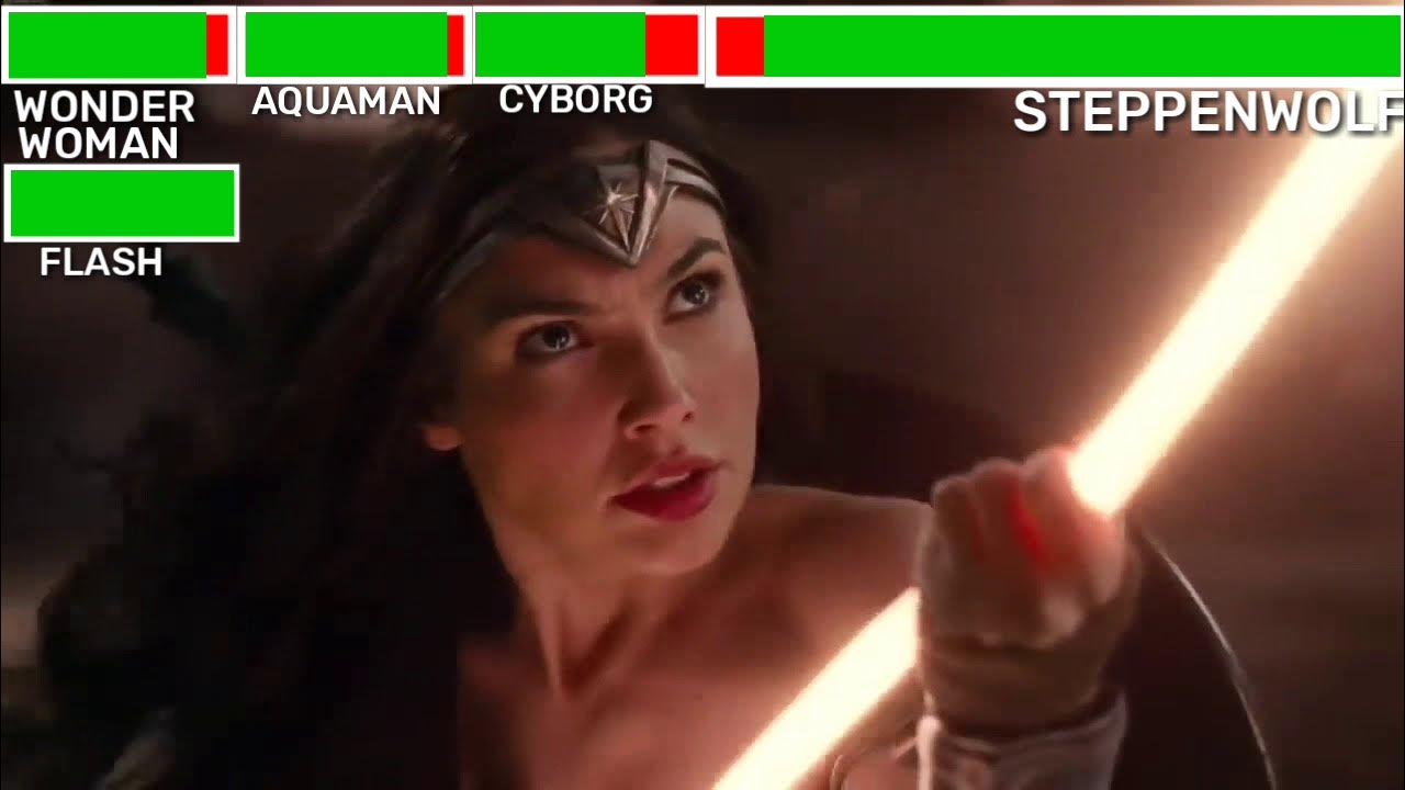 Justice League Vs Steppenwolf With Healthbars Justice League Vs Steppenwolf With HealthBars (Final Fight) HD (Justice