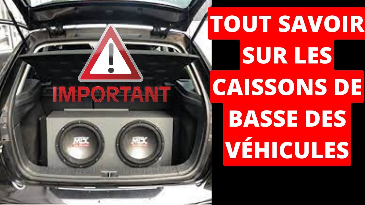 Comment et quel Caisson de Basse Voiture choisir en 2023 ? TOP 5