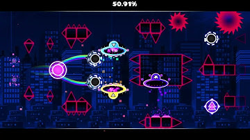 Blackmagik Blazer preview 2 (Camellia layout) || Geometry Dash 2.2