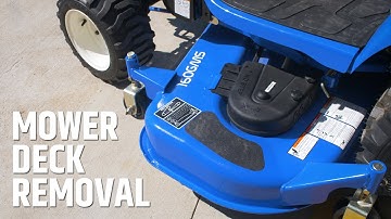 How to Remove a Mower Deck from a New Holland Tractor | Burnips Under the Hood