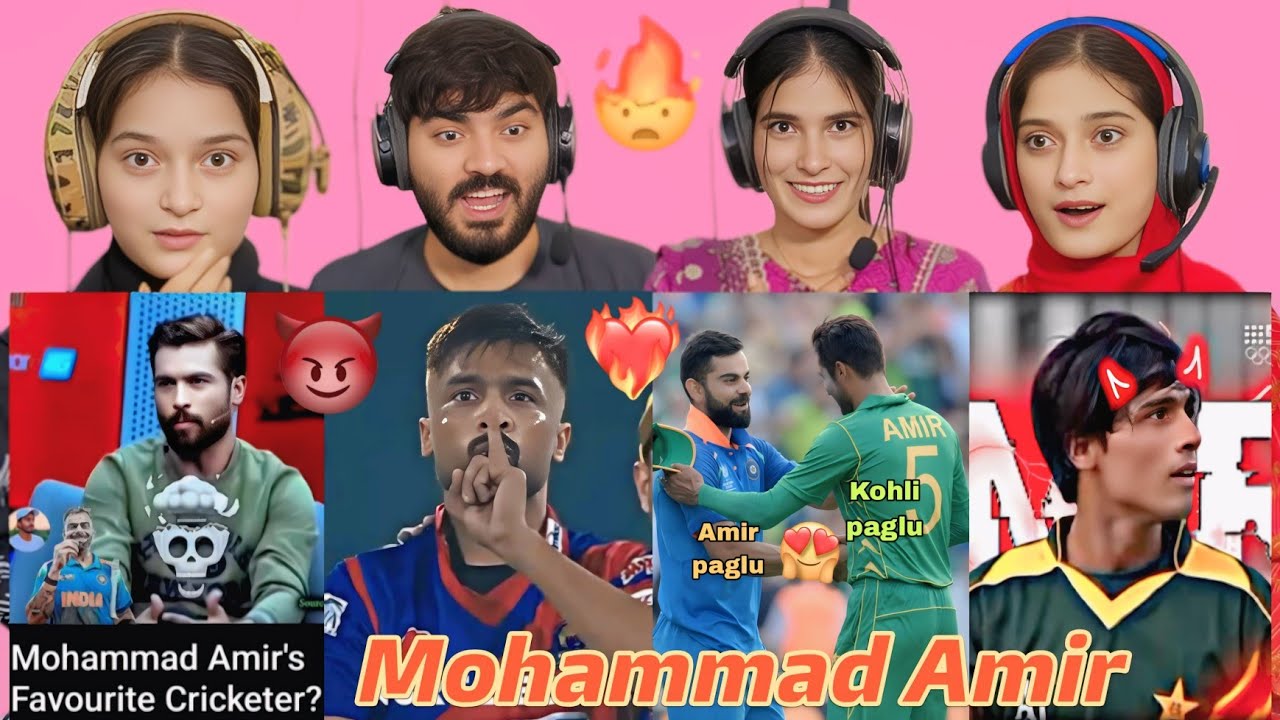 Mohammed Amir's AMAZING Bowling Attitude in Cricket Edits Reaction 