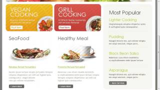 Cooking Website Template
