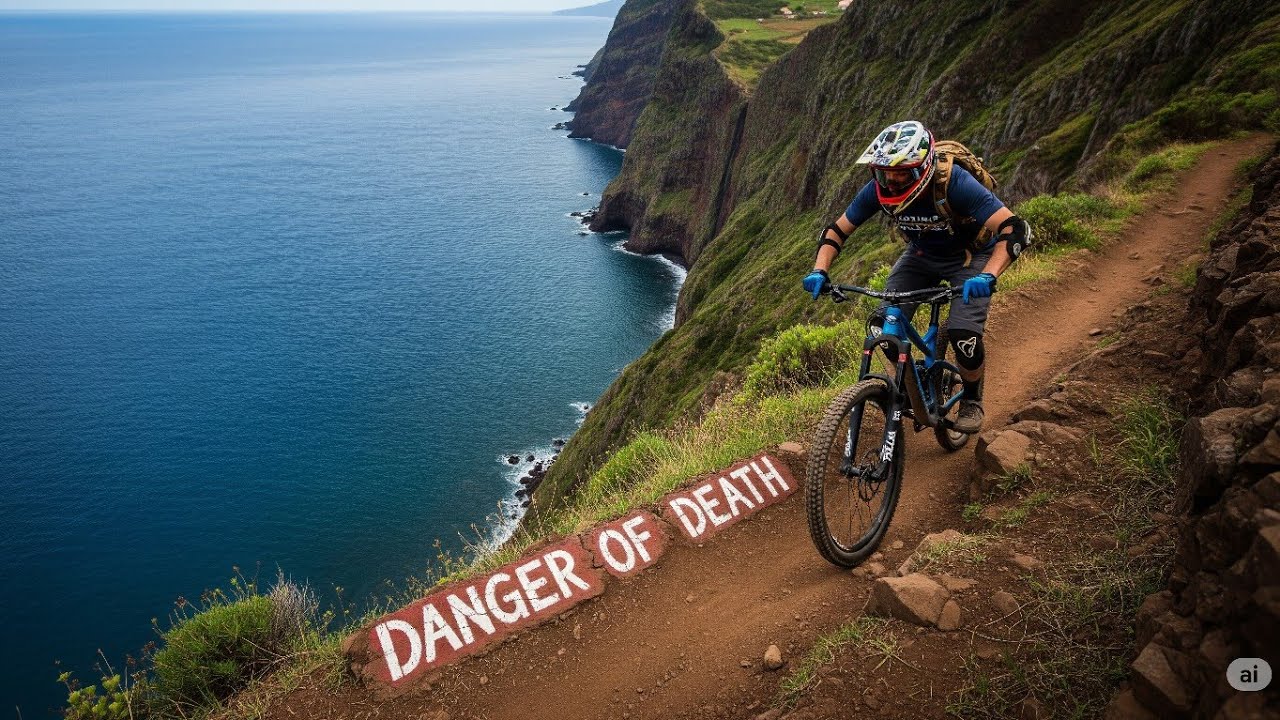 DEATH IF YOU CRASH ON THESE TRAILS.....