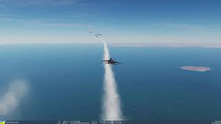 DCS World SU27 vs 2 Mig29
