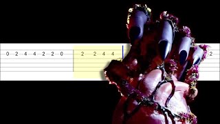 d4vd - Poetic Vulgarity (Easy Guitar Tabs Tutorial)