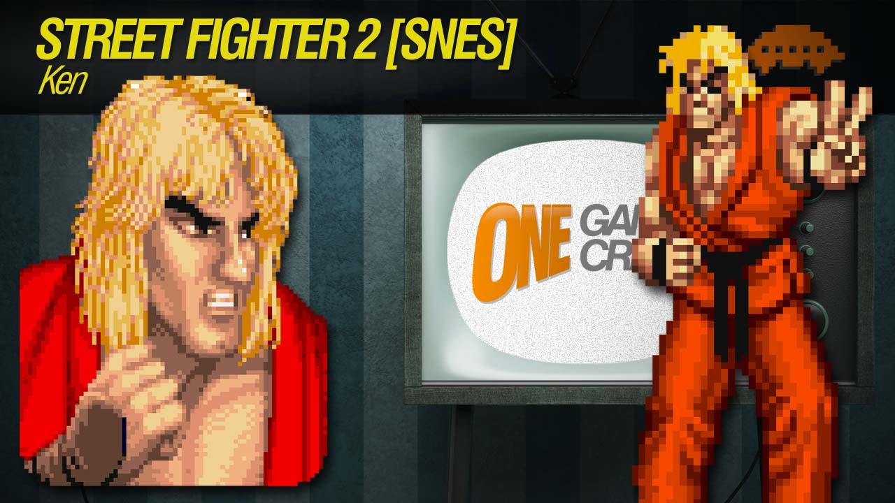 Street Fighter 2 - The World Warrior [SNES] Ken - One Game One Credit ...