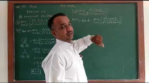 Limit ; Lecture 5 by Atul Limgude Sir