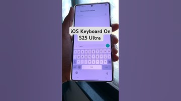 ios keyboard on S25 Ultra #samsung #ios #shorts #youtubeshorts