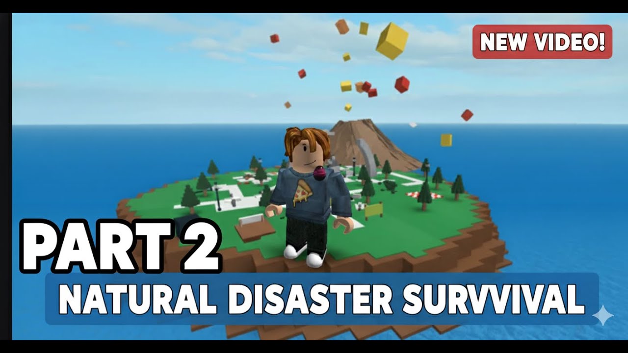 Playing Roblox Natural Disaster Survival! - Part 2