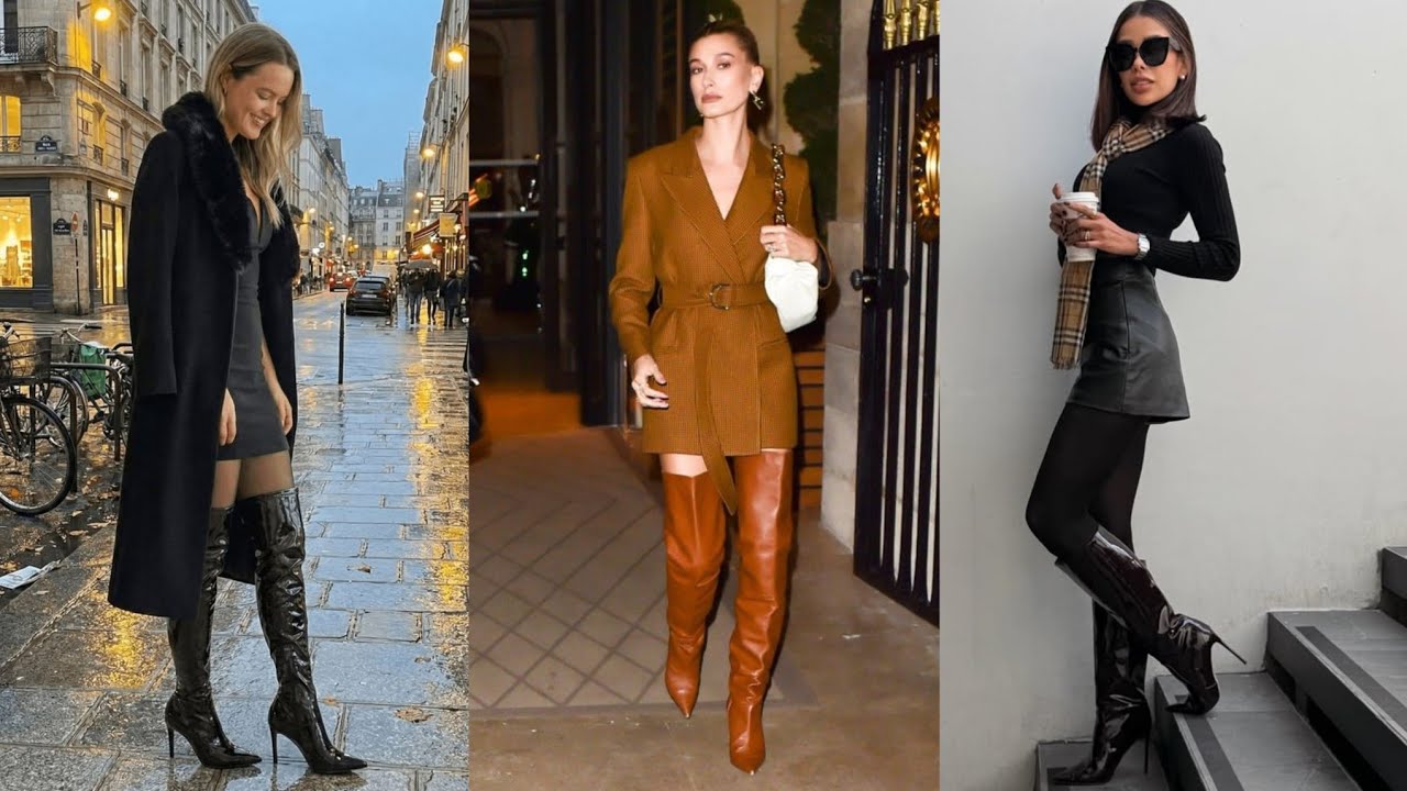 Outstanding and Elegant collection of Leather Long High Heel Boots for women 