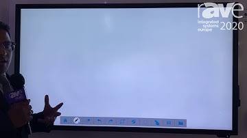 ISE 2020: Allsee Technologies Demos 4K Slim Bezel Interactive Touch Display Panel