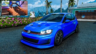 VOLKSWAGEN GOLF GTI 2014 - THE CREW MOTORFEST LOGITECH G29 GAMEPLAY