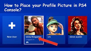 How To Change Your Profile Picture From Mobile Phone Gallery In Ps4 Console Youtube