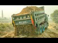 Incredible Truck Dumper Unloading - Mega Machine Work Out - Nissan