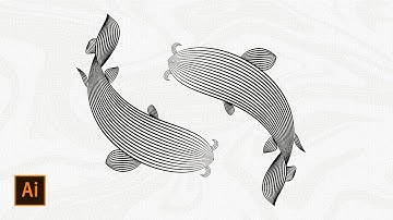 Linocut Look Illustration | Adobe Illustrator