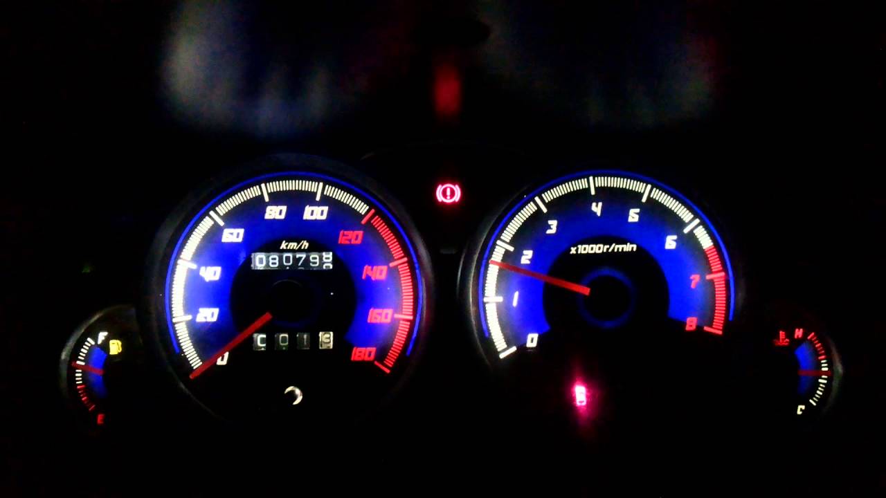 Custom Speedometer All LED Lights Indiglow Xenia Li 10L VVT I