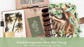My New Mini Discbound Planner Setup Using July 2026 Jane's Agenda Deluxe Subscription Box