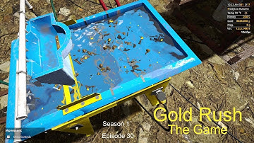 Running Gold Through Magnetite Separator and Wave Table | Gold Rush The Game | Season 1 Episode 30
