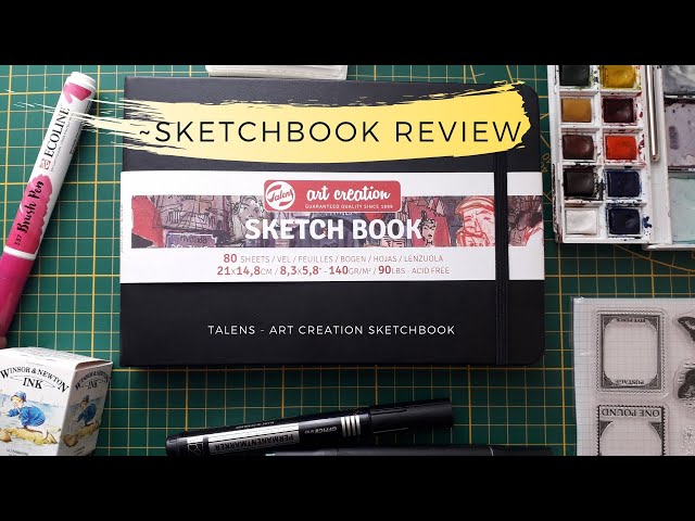 🎨ROYAL TALENS SKETCHBOOK REVIEW🎨 suitable for watercolor paints? 