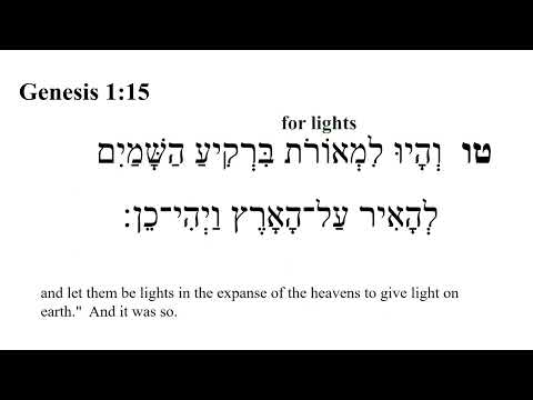 Genesis 1 --