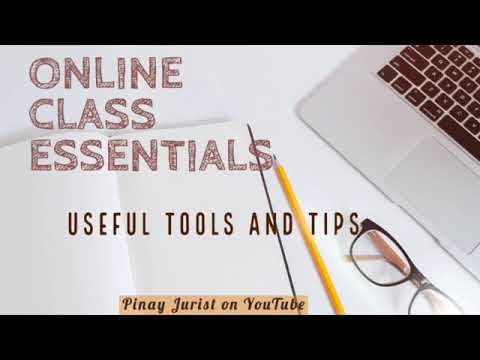 Online Class Essentials | Law School Edition