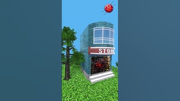 Shopping Store 3D Model || Prisma 3D modeling and Animation On Android phone #shorts #foryou