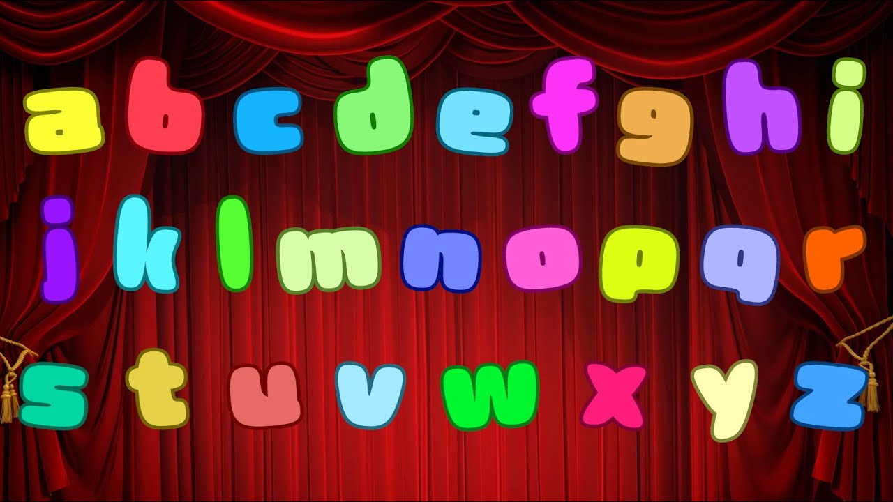 Alphabet on Stage | A to Z Uppercase & Lowercase | Fun ABC Song for ...