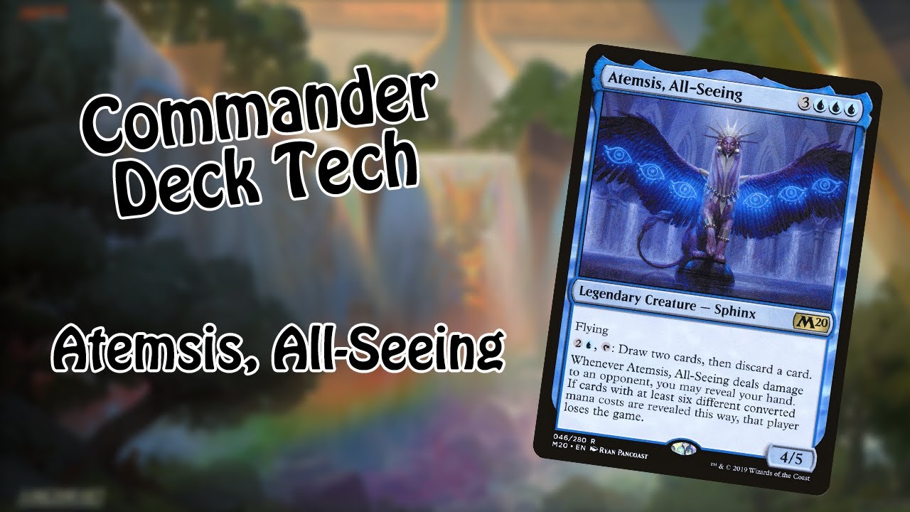Commander Deck Tech Atemsis, All Seeing YouTube