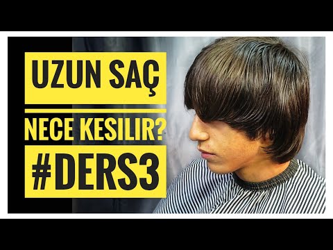 uzun saç kesimi #ders3 How to cut long hair? #saçkesimi #haircut