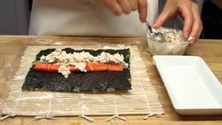 Ролл " Tempura Sea Chicken"   How to Make Sushi
