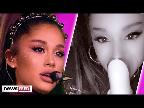 Ariana Grande In EXCRUTIATING Pain & Cancels Sweetener Tour Show!