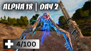 Day 2... 4 HP... 2 Broken Legs and a Dream in 7 Days to Die Alpha 18 ep2
