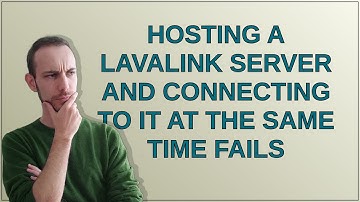Raspberrypi: Hosting a lavalink server and connecting to it at the same time fails