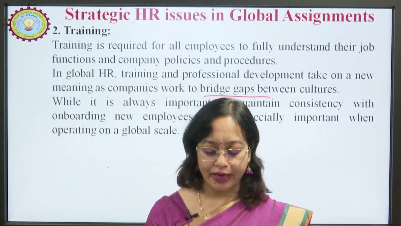 strategic hr issues in international assignments