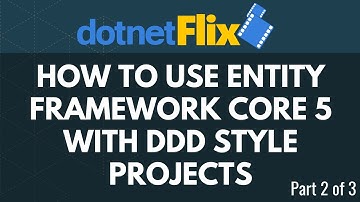 How to use EF Core 5 with DDD style projects - part 2