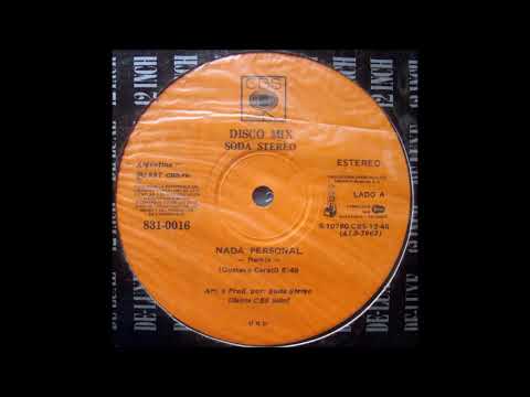 Soda Stereo  - Nada Personal [remix]